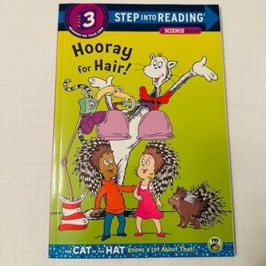The Cat in the Hat Hooray for Hair! Step Into Reading Paperback Book PBS Kids